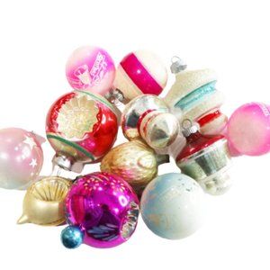 Vintage Indent Christmas Ornaments